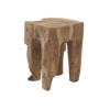 Design Warehouse - 125975 - Teak Root Square Accent Table  - Natural cc