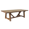Design Warehouse - Trestle Reclaimed Teak Dining Table 42222756135211- cc