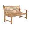 Design Warehouse - Wave Teak Outdoor Bench (2 Seat) 42222861812011- cc