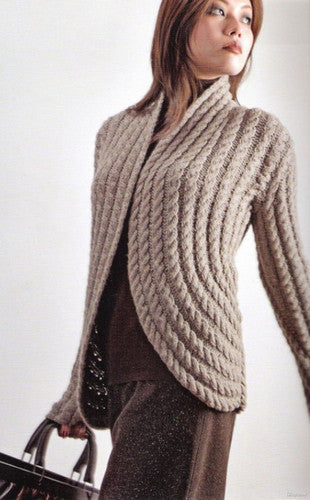Women's Hand Knitted Wool Cardigan 9D – KnitWearMasters