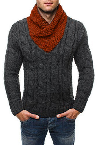 Men's Hand Knitted Polo Sweater 40B – KnitWearMasters
