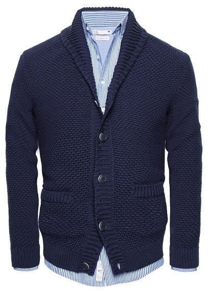 Mens knitted shawl collar cardigan 63A – KnitWearMasters