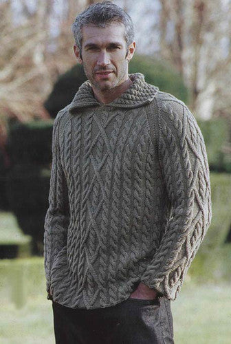 Men's Hand Knitted Polo Sweater 47B – KnitWearMasters