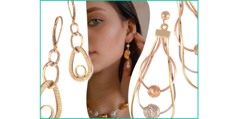 Multi-layered earrings