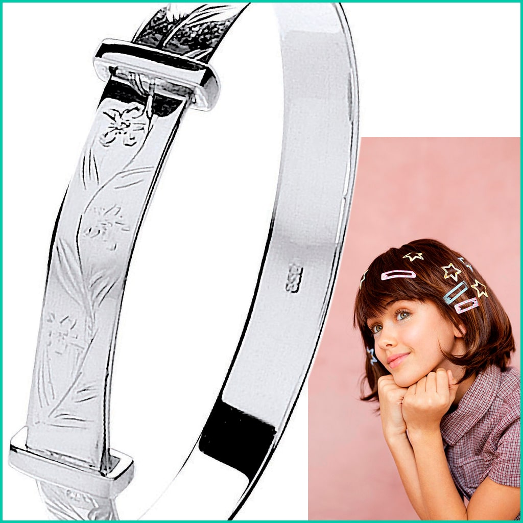 Children's Silver Bangles