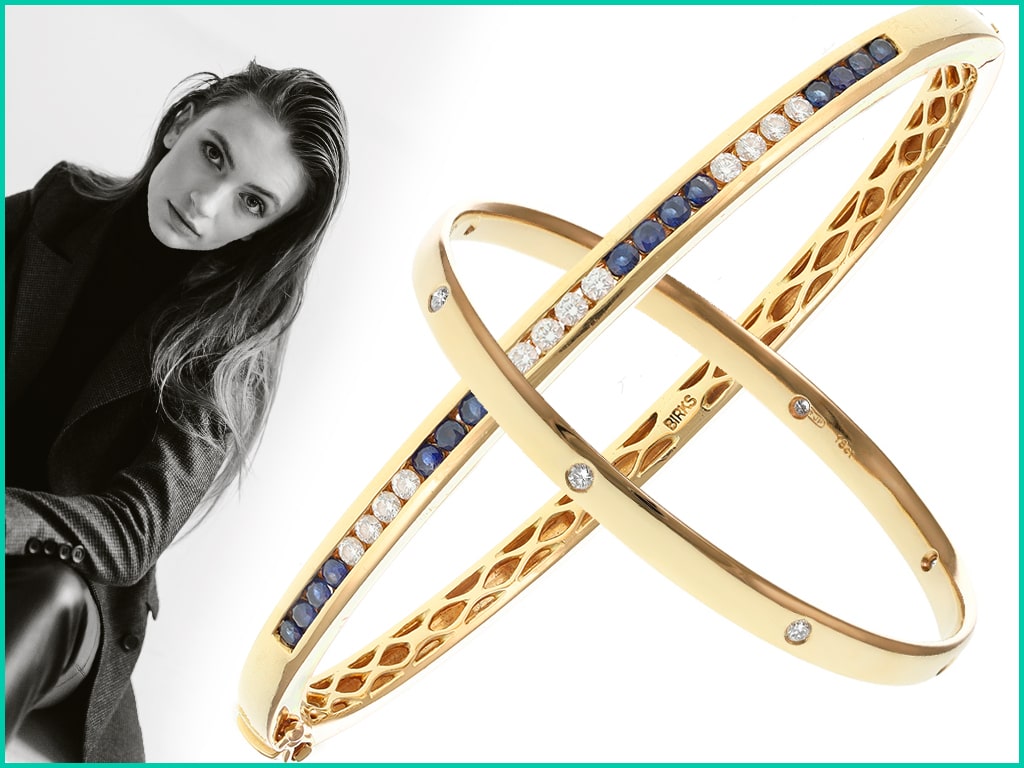 Diamond Gold Bangles