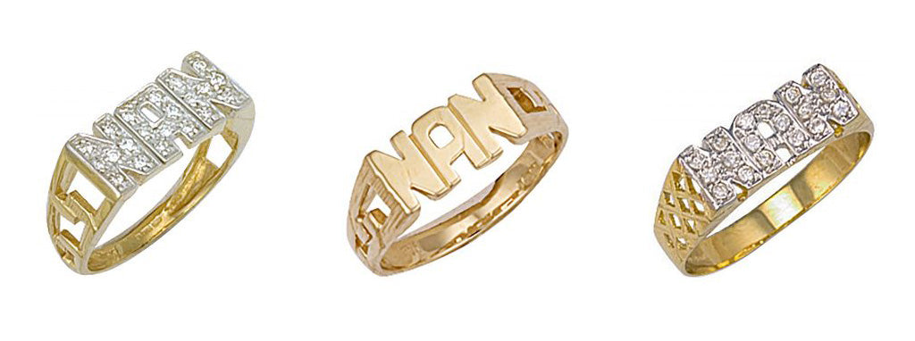 Gold nan ring