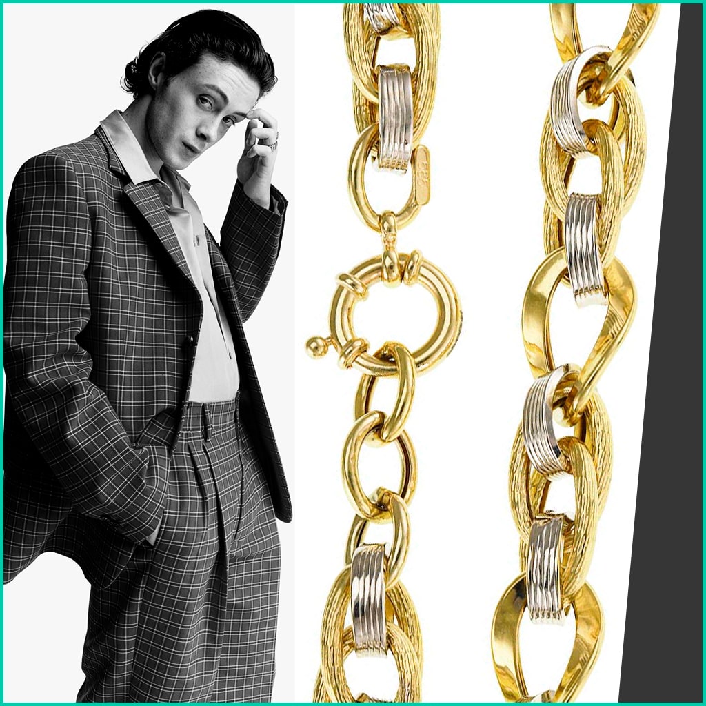 Mens Fancy Gold Chains