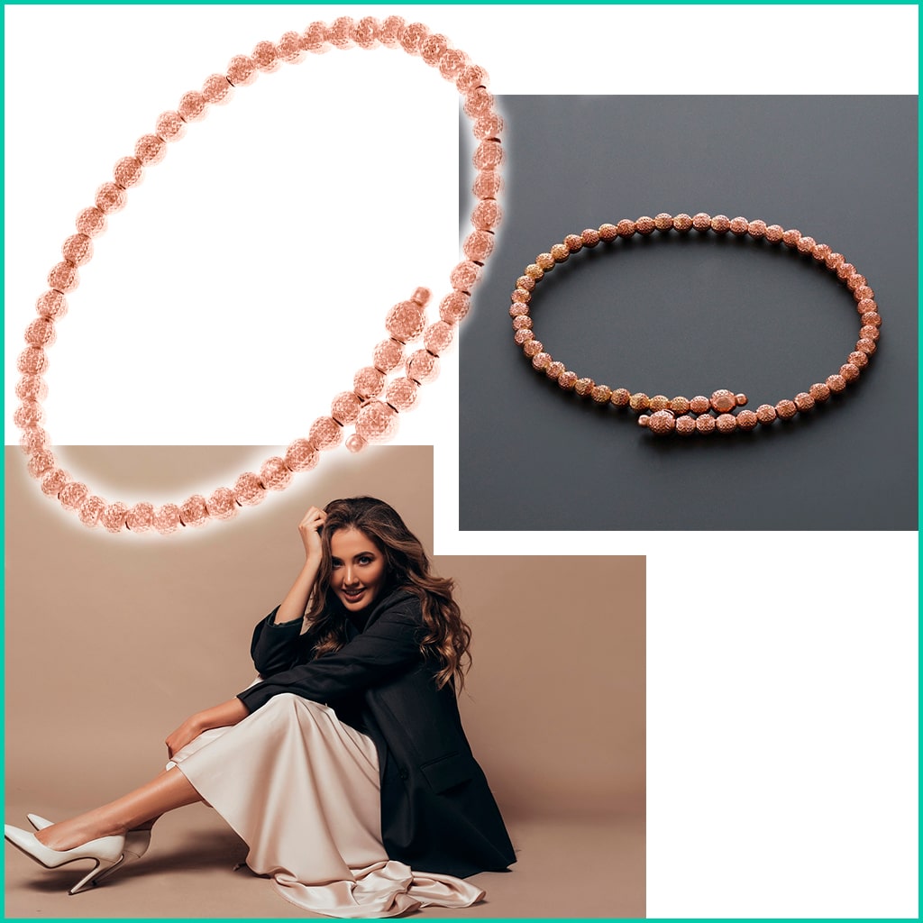 Bangles made of Rose Gold