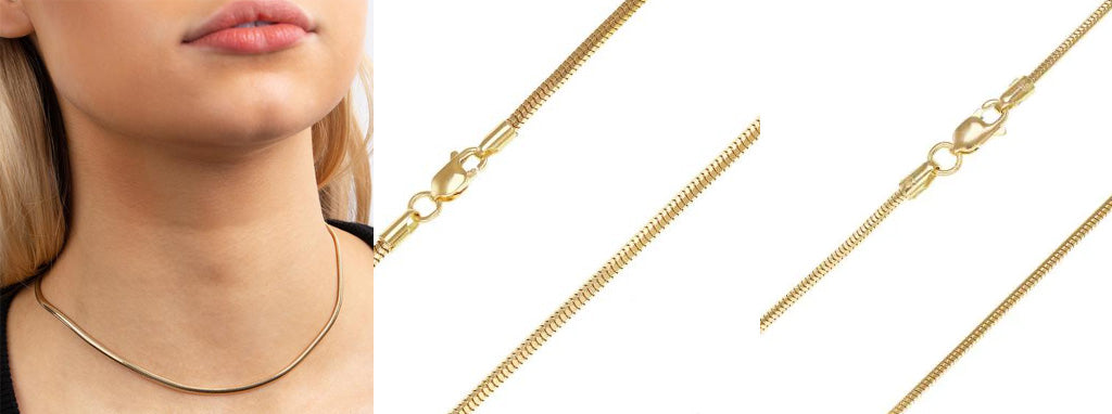 14 karat gold snake chain