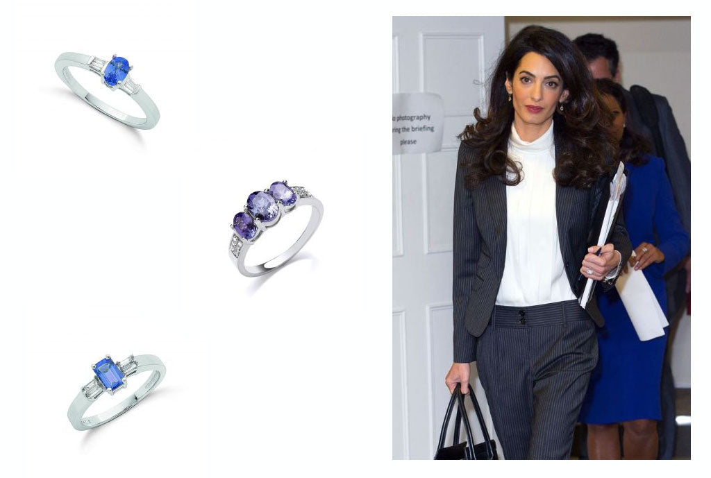 Tanzanite 3 stone ring