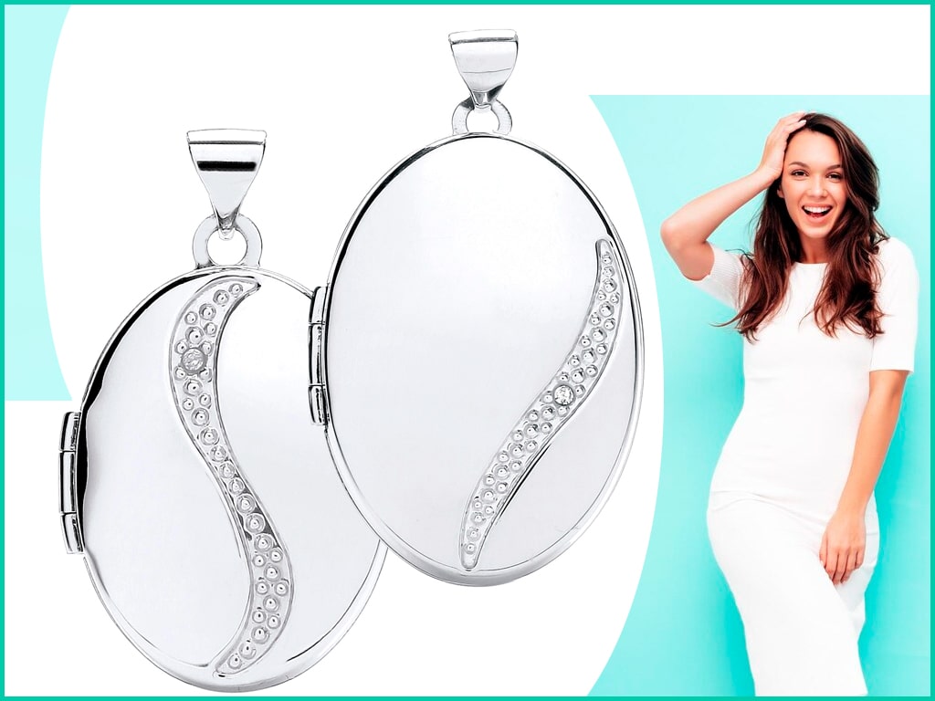 Lockets made of White Gold