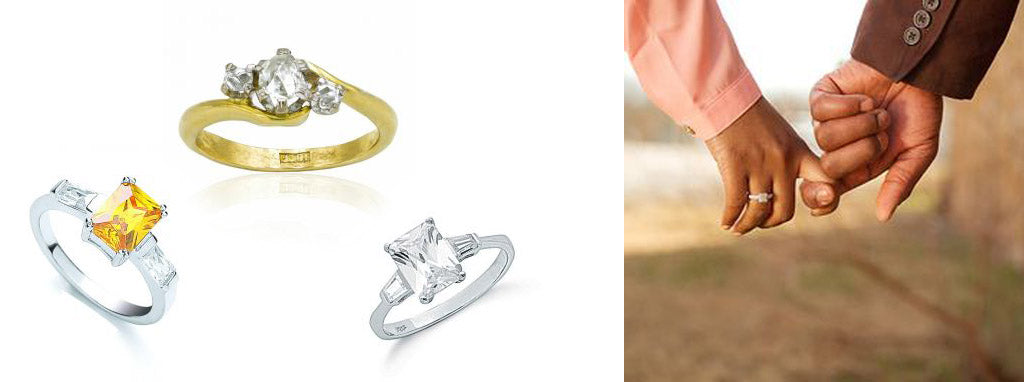 3 stone engagement rings for women