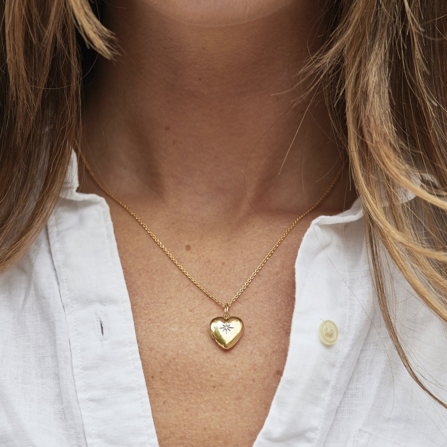 Gold Heart Locket with Pictures Inside  10% of Proceeds go to Meow Meow  Foundation in honor of Doug, Elena, Roxie Forbes