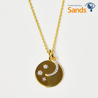 Stardust Engravable Coin Necklace – Carrie Elizabeth