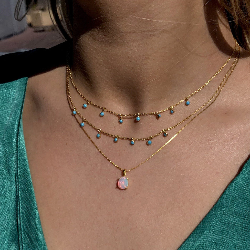 opal necklace