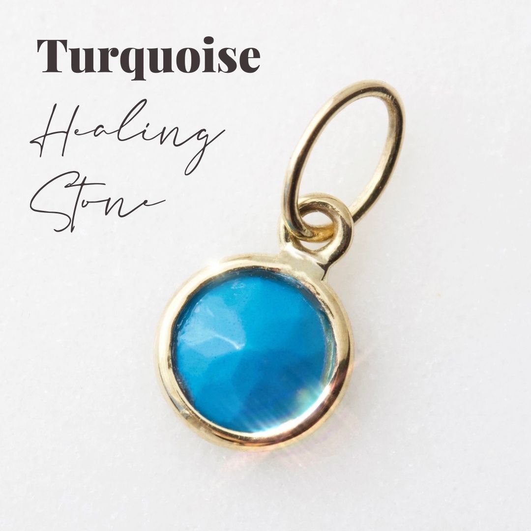 Carrie Elizabeth Turquoise Healing Gemstone Charm