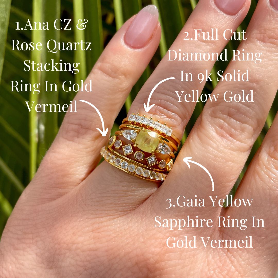 Gold Stacking Ring Guide – AS29