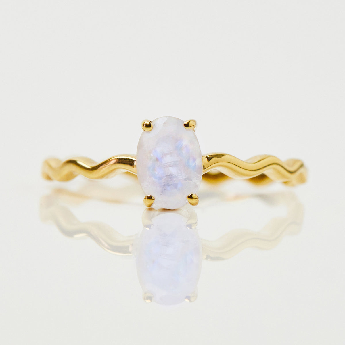 Carrie x Zoe Sugg Lunar moonstone ring