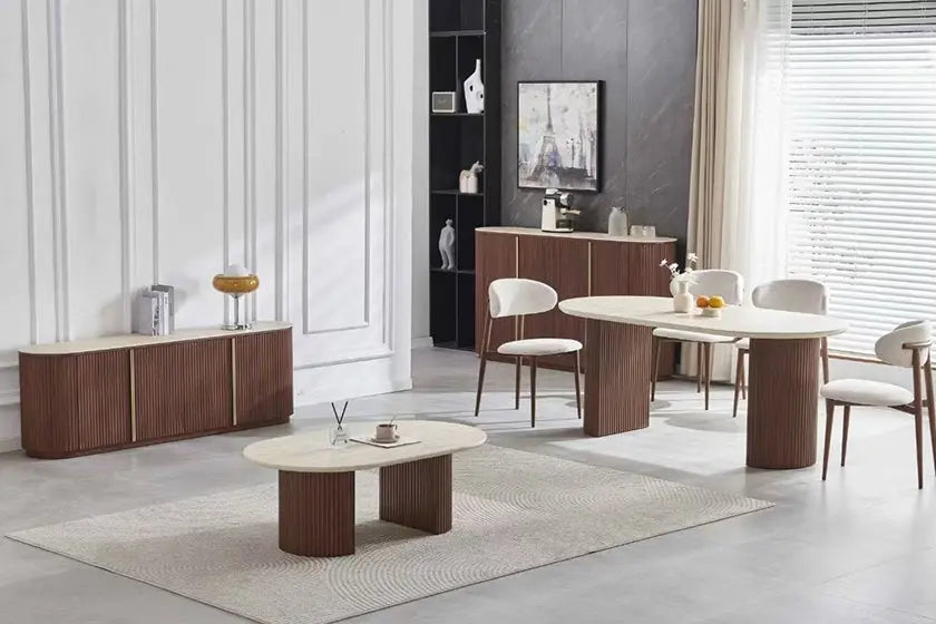 Ricci - Table basse de salon - 120 x 60 cm