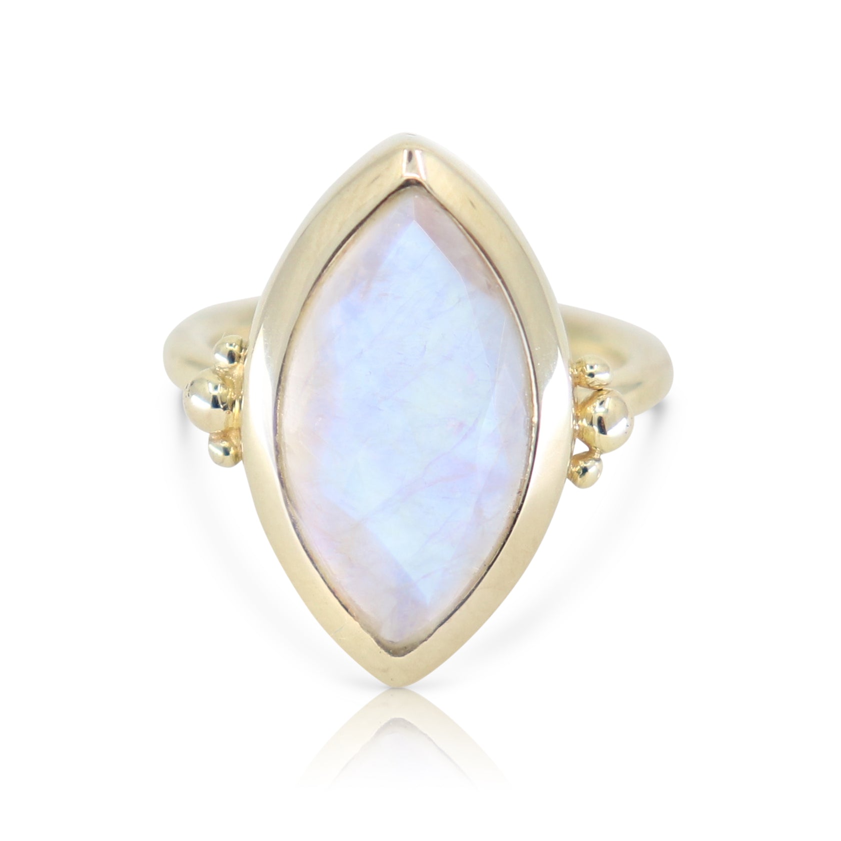 Moonstone Marquise Gold Ring – ToniMay