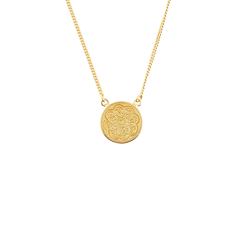 Mandala Gold Necklace – ToniMay