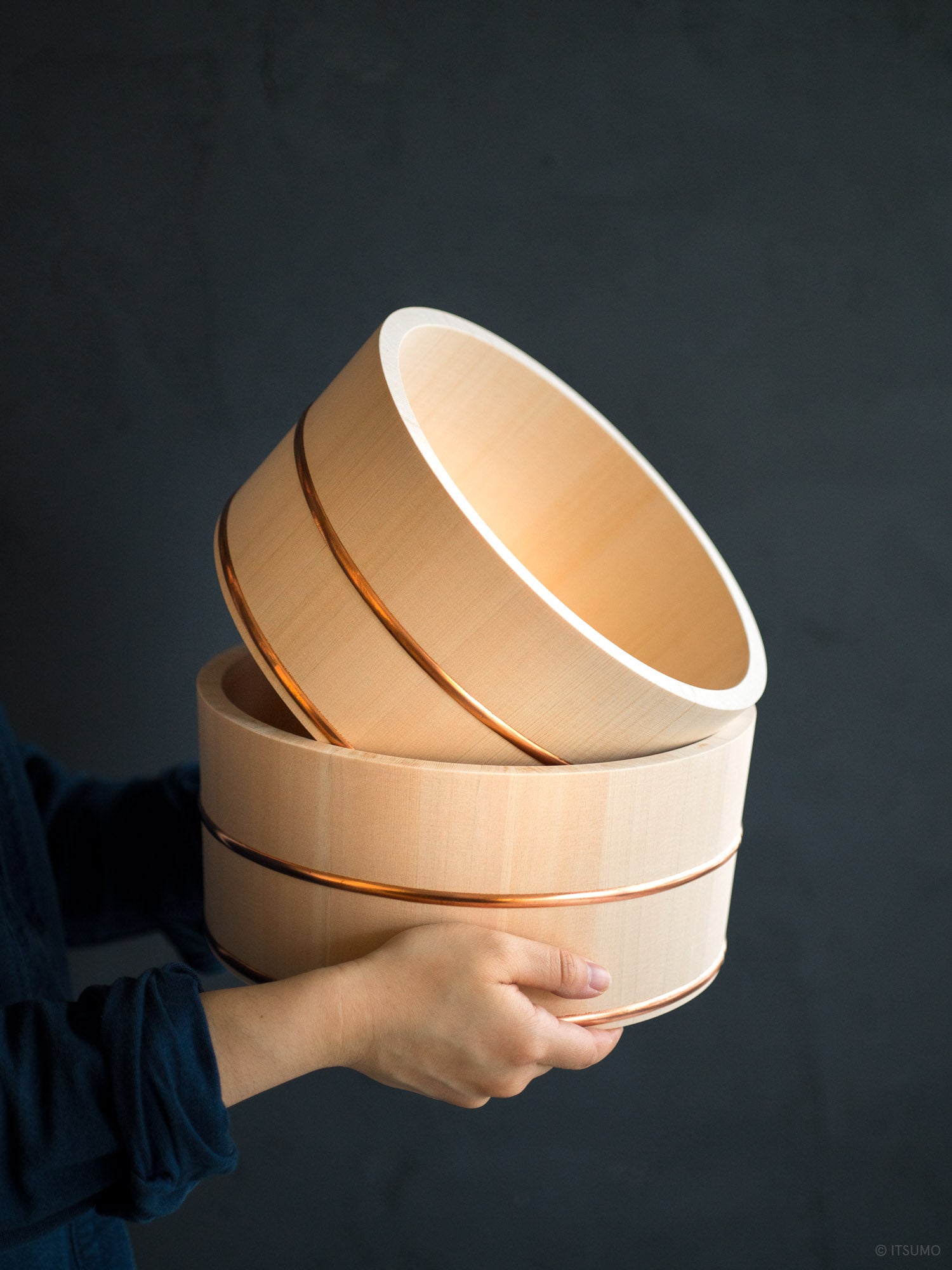 Hinoki Copper Bath Bucket