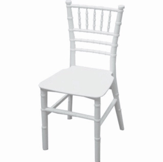 white childrens chair