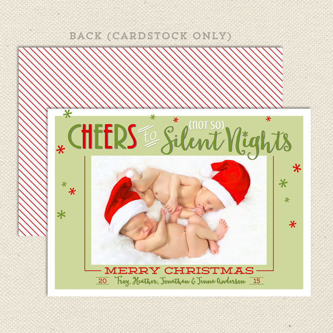 Baby Christmas Card - 14 Of The Nicest Birth Announcement Holiday Cards Pregnant Chicken / These