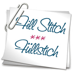 Fill Stitch Machine Embroidery