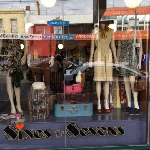 Sixes And Sevens Vintage Store Front