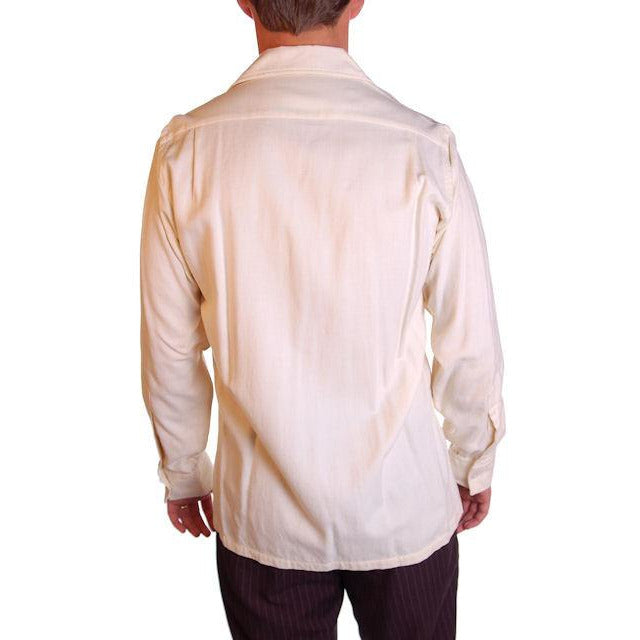Vintage Mens Rupert Rhodes Wool Cream Shirt 1950S 38-40 Chest – The ...