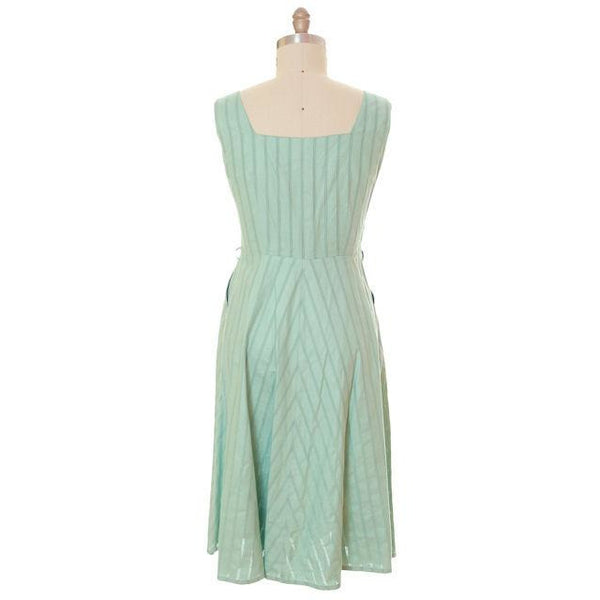 Vintage Ladies Day Dress Pale Green 