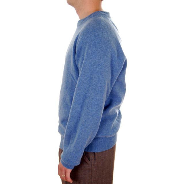 Vintage Mens Cashmere Pullover Sweater Snow Lotus Periwinkle Size 46 ...