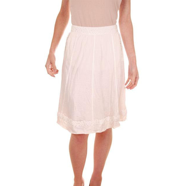 Authentic Louis Vuitton Paris White Cotton Short Skirt Size 36 Small – The Best Vintage Clothing