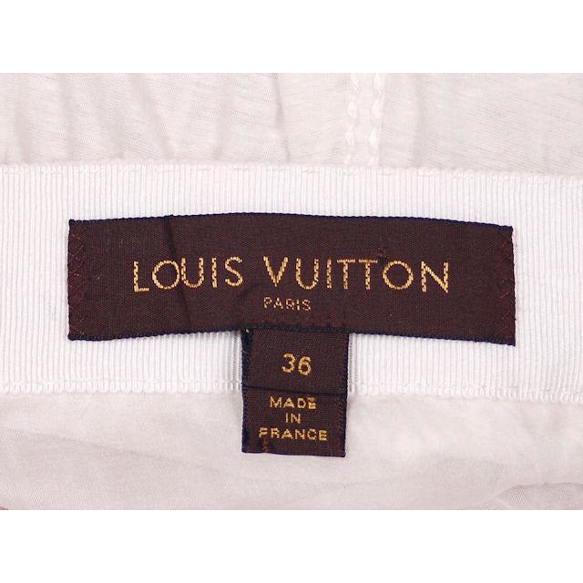 Authentic Louis Vuitton Paris White Cotton Short Skirt Size 36 Small – The Best Vintage Clothing