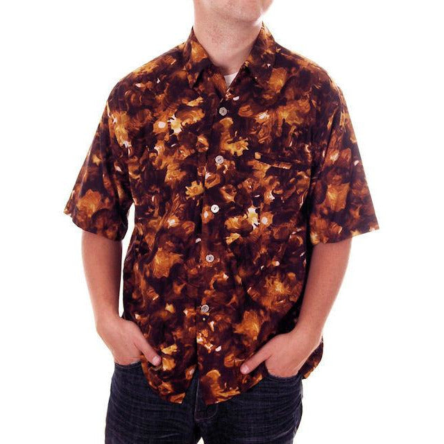 1960's Vintage Mens 'Arnold Christensen, Las Vegas - Honolulu' Cotton Hawaiian  Shirt - HRTV