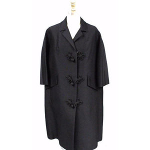 black evening coat