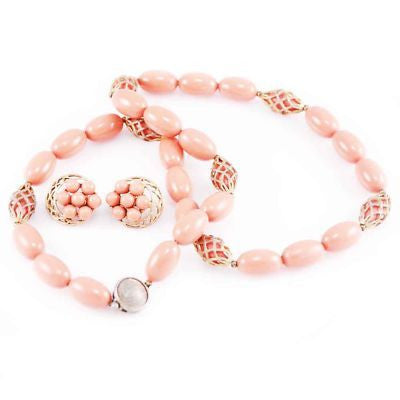coral colored jewelry
