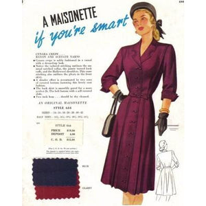 Vintage Maisonette Fabric Swatch 1940 s 8x11 644 – The Best Vintage ...