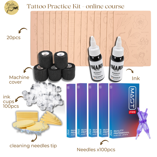  SOTICA Tattoo Skin Practice Kit - 10PCS Tattoo