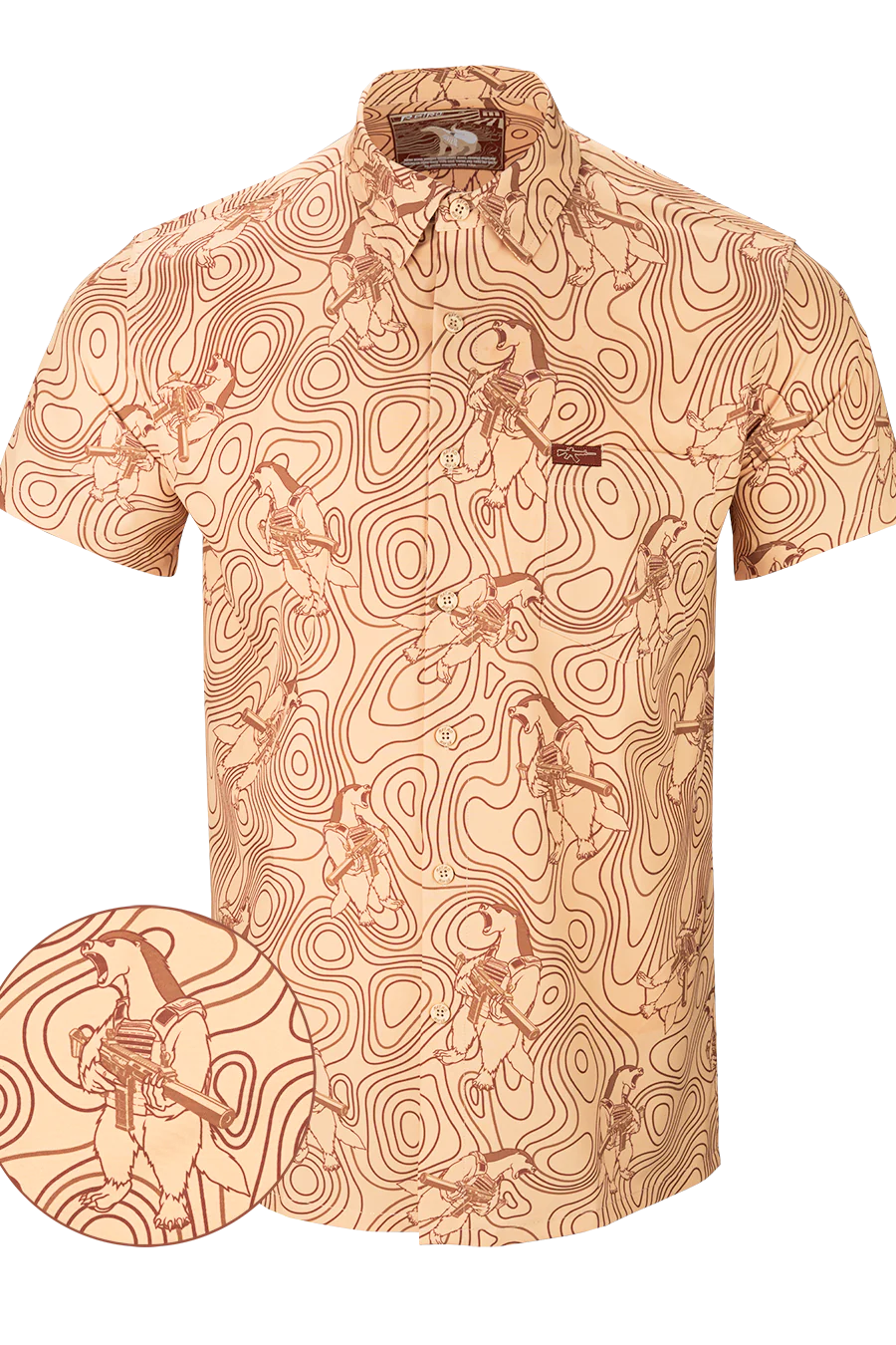 UniJames Comfort The Hunter (Tan) Button Down For Men