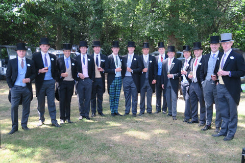 Marmaduke London Silk Ties Scots Guards at Ascot, British brands neckwear Made in England