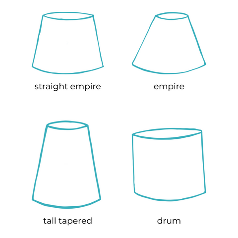 lamp shade shapes