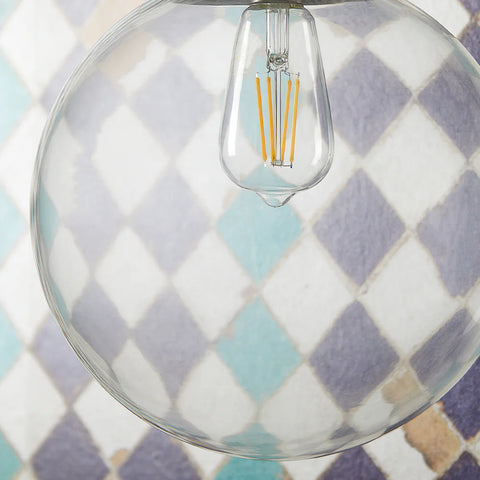 larger espere pendant shade in clear glass