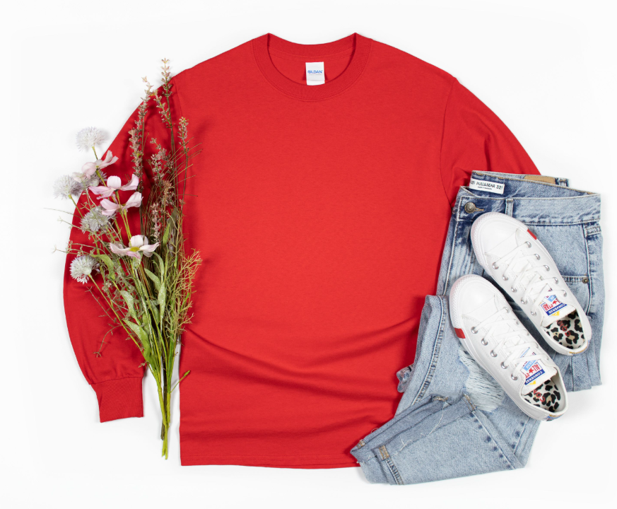 BLANK LONG SLEEVE CREW NECK NO DESIGN (PRE-ORDER)