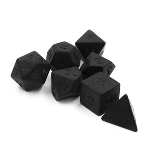 7pcs Frosted Digital Dice Set - Balance Gaming FL