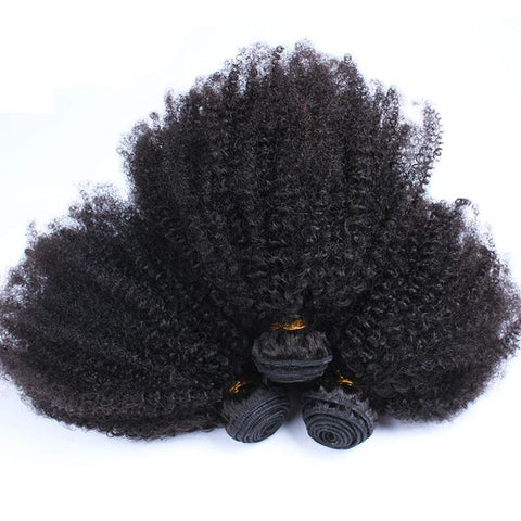 Natural Afro Kinky Weft Extensions