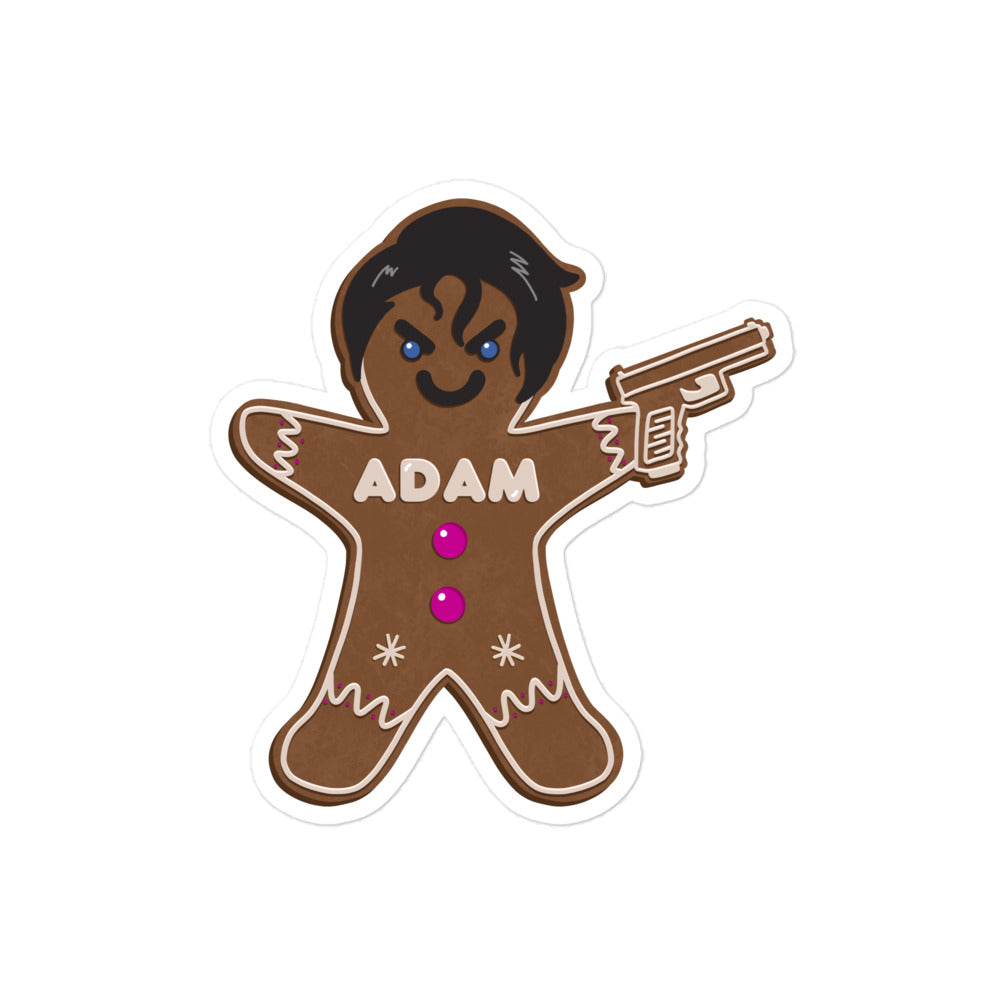 Gingerbread Adam Sticker