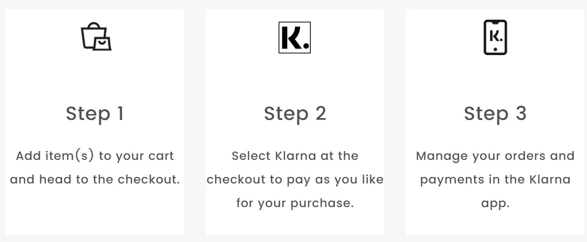 How to shop with Klarna | KETELES.CO.UK